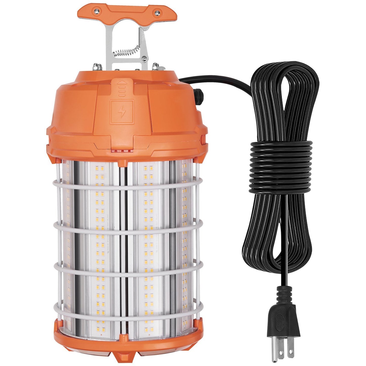 VEVOR LED Temporary Work Light, 150W, 20000lm Construction Lights, 5000K Portable Super Bright & Waterproof & Connected Up to 6 lights, Hanging Job Site Lighting for Indoor and Outdoor Lighting UL