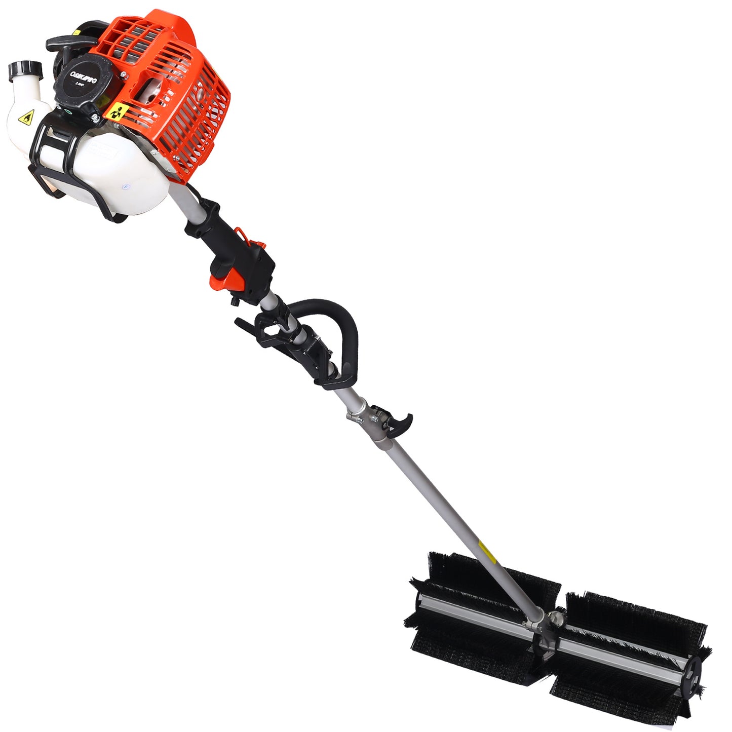 snow sweeper GASOLINE POWERED BROOM SWEEPER,52CC 2 STROKE ,BROOM BRUSH 24x9" EPA