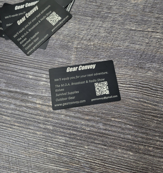 Laser Engraved Metal Business Cards Now Available!