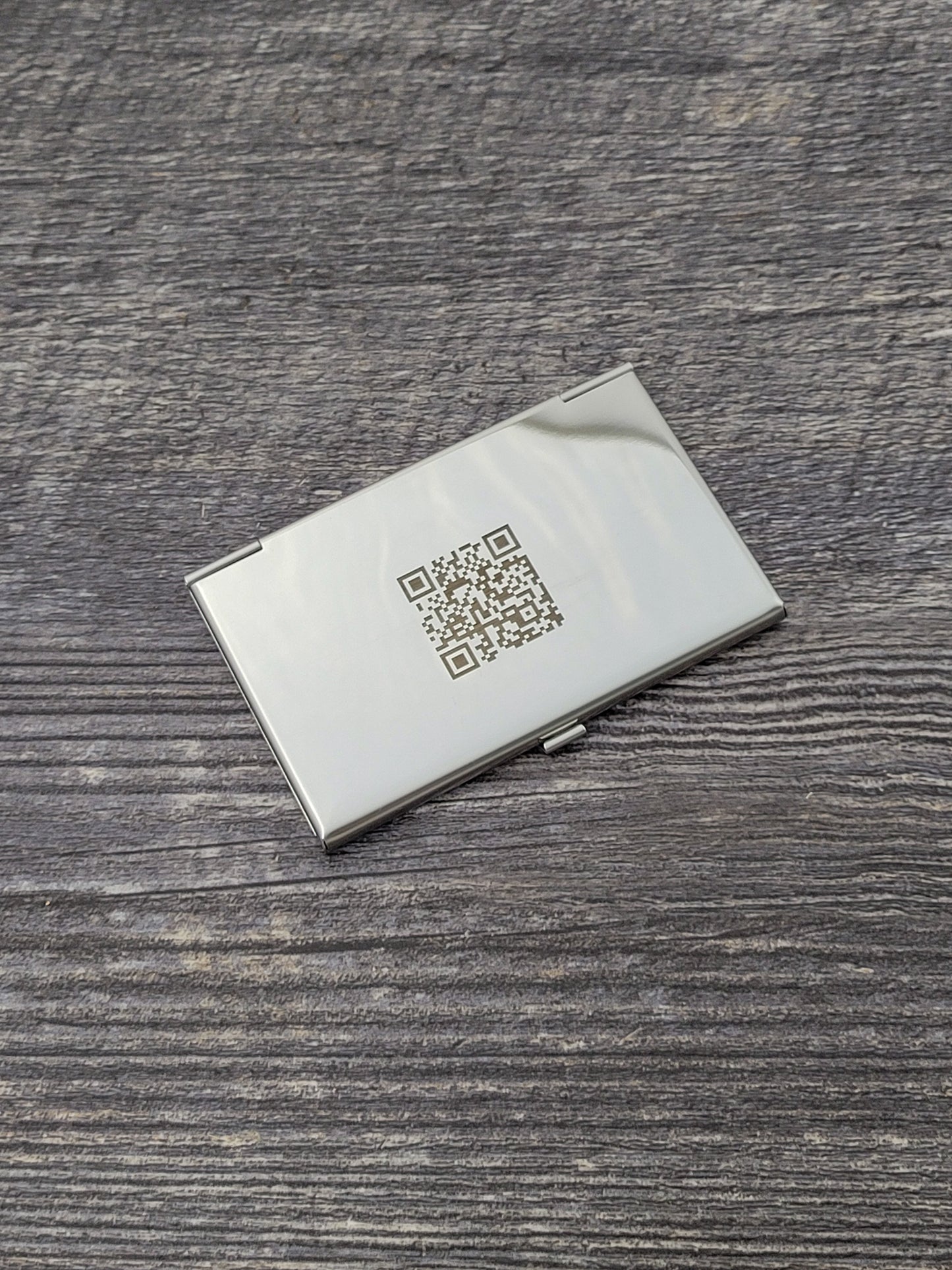 Custom Laser Engraved Metal Business Cards