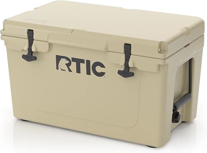 RTIC 45 QT Ultra-Tough Cooler Hard Insulated Portable Ice Chest Box for Beach, Drink, Beverage, Camping, Picnic, Fishing, Boat