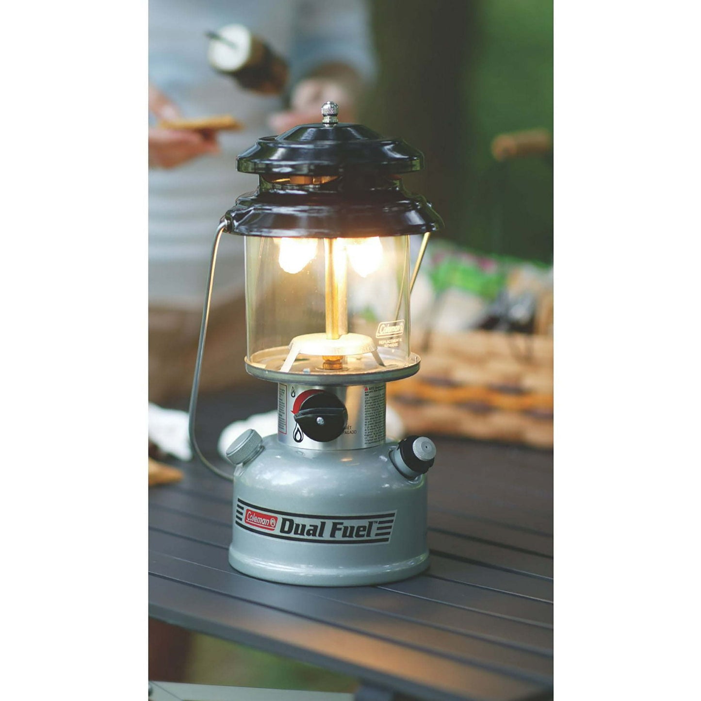 Coleman 700 Lumens Premium Dual Fuel Lantern with Storage Case