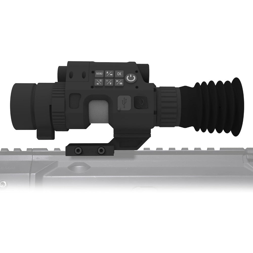 HD Night Vision Rifle Scope and Optical Attachment - Can Be Paired to Existing Rifles Scopes or Used as Standalone Rifle Scope