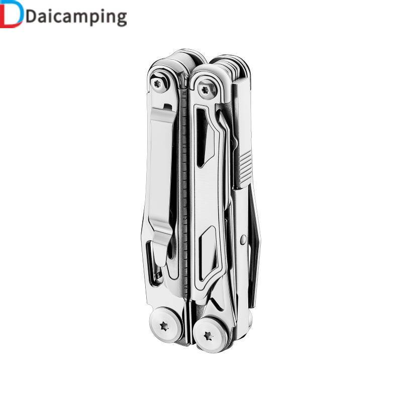 Daicamping DL1 Extra Cutter Survival Hunting Army Swiss EDC Folding Blade Multitools Scissor Saw Multi Tool /Clip Tactical Knife