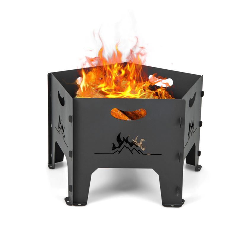 Portable Stove Fire Pit for Outdoor Camping Hiking Traveling