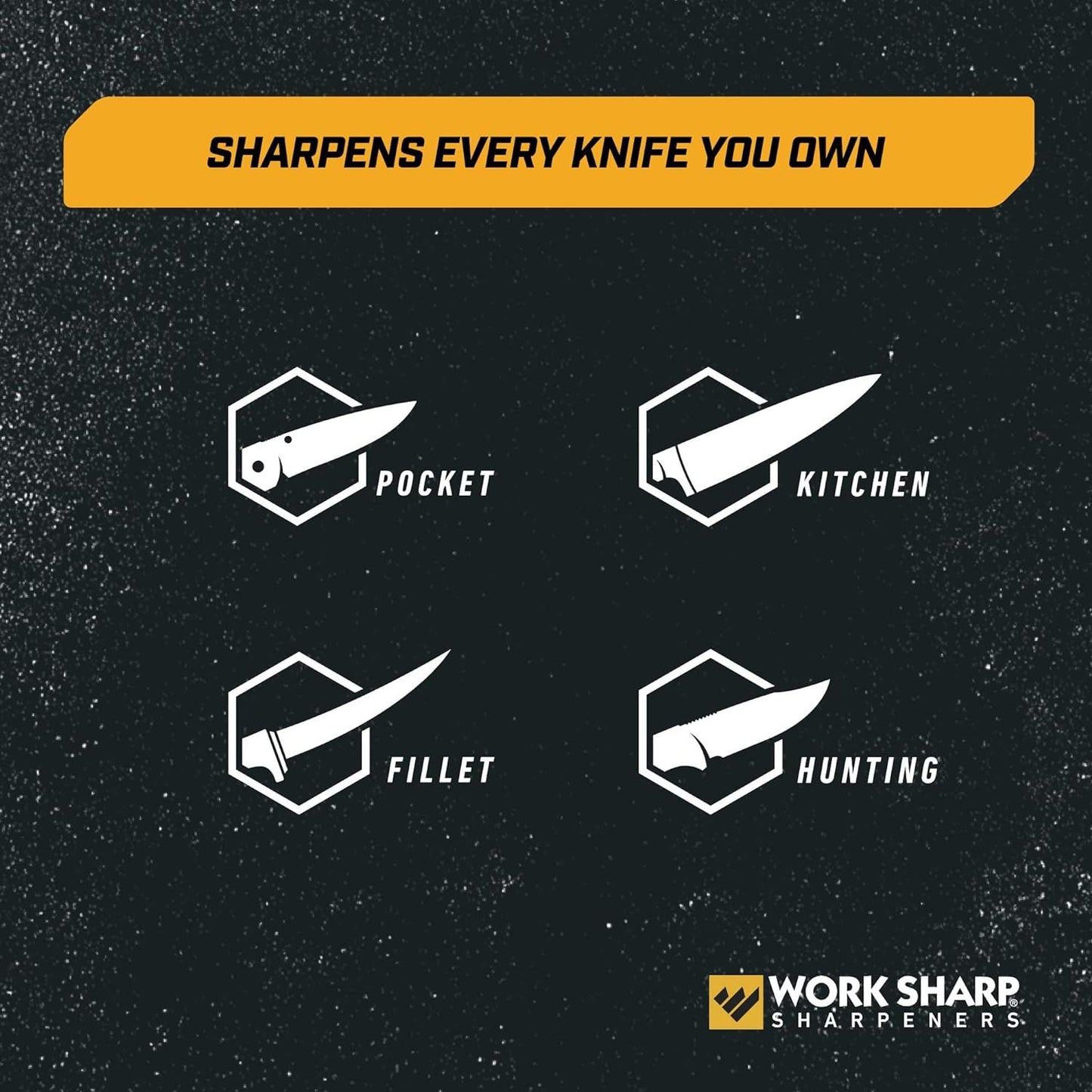 Work Sharp Precision Adjust Elite - Adjustable Knife Sharpening System - For Hunting, Serrated & Kitchen Knives